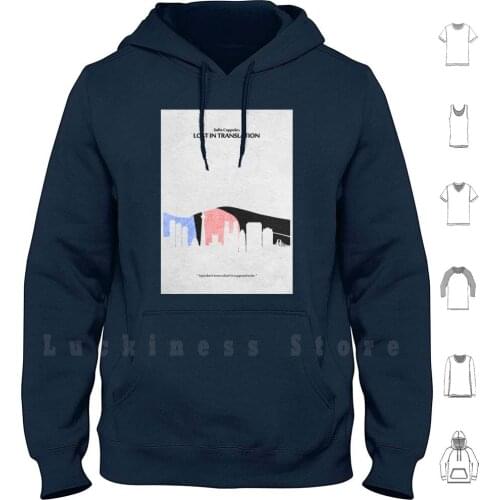 Lost In Translation Hoodie Long Sleeve Lost In Translation Sofia Coppola Bill Murray Scarlett Johansson Movie Film