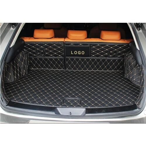High quality! Full set car trunk mats for Lexus UX 250h 2021 waterproof boot carpets cargo liner mats for UX250h 2020-2019