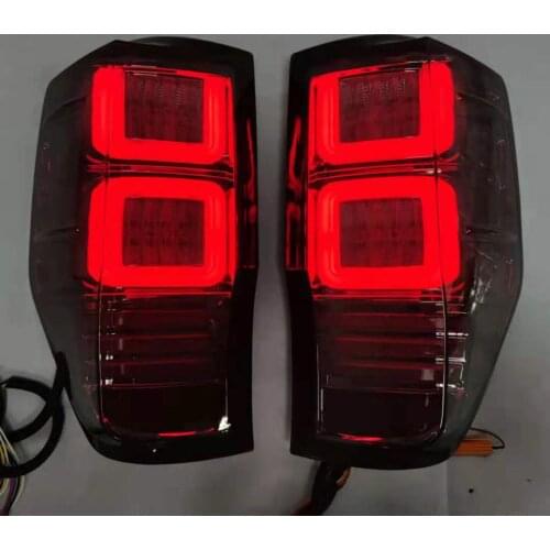 Rear Running Lamp + Brake + Reverse Light + Dynamic Turn Signal Car LED Taillight Tail Light For Ford Ranger T7 T8 2015 - 2019