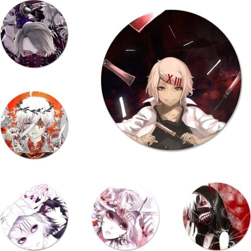 58mm Tokyo Ghouls Anime Icons Pins Badge Decoration Brooches Metal Badges For Backpack Decoration