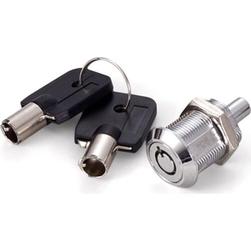 1 Piece 23mm Hex Nut Fixed Tubular Key Motor Vehicle Tools Box Push Lock