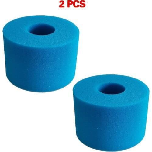 2 PCS For Intex Pure Spa Reusable Washable Foam Hot Tub Filter Cartridge S1 Type