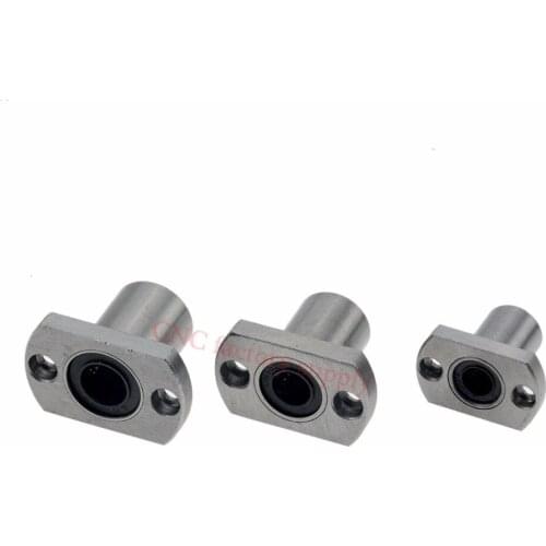 4pcs/lot Free shipping LMH8UU LMH6UU LMH12UU 8mm flange linear bearing CNC Linear Bush for 3D printer parts Linear shaft Rods