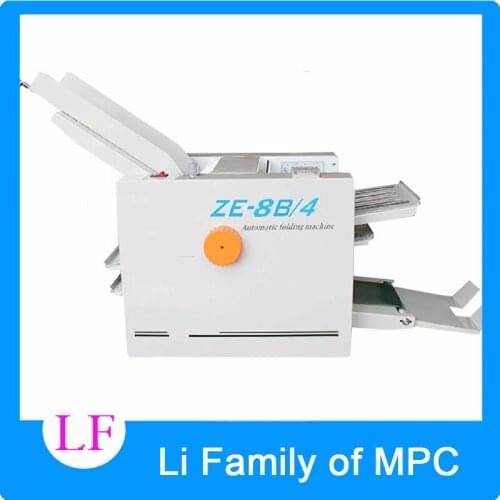 ZE-8B/4 automatic paper folding machine max for A3 paper+high speed+4 folding trays+100% warranty