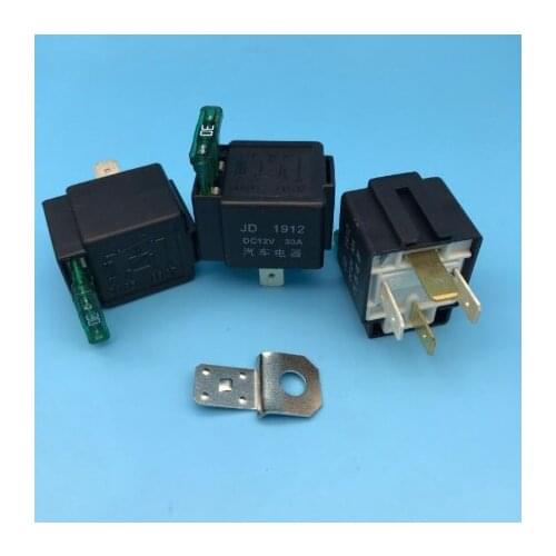 Free shipping 12V 30A/40A Amp 4 Pin 4P Relay Automotive Harness Car Automation Fuse Relays Socket --M25