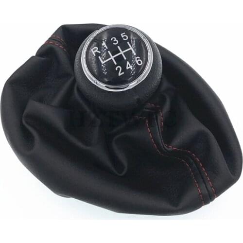 Free Shipping 6 Speed Manual Gear Shift Knob Gaiter Boot For VW Golf 3 MK3 Vento 1992-1998 Car Styling Accessories