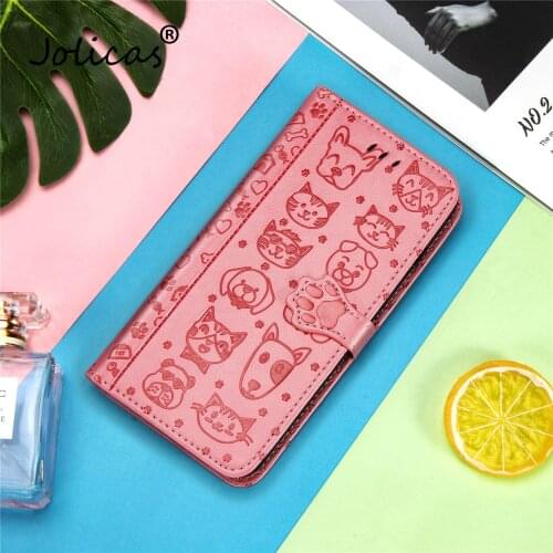 Simple Cat Wallet Flip Case For estuche Huawei P40 Pro sFor Huawei telefoon P30 Pro Lite P40 Carcaso Back Covers Cases Hoesje