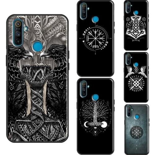 Vikings Symbol For OnePlus 9 Pro 8 7T 8T Nord Case For Realme 8 7 6 Pro Q3 7i C3 C11 C15 GT Cover Shell