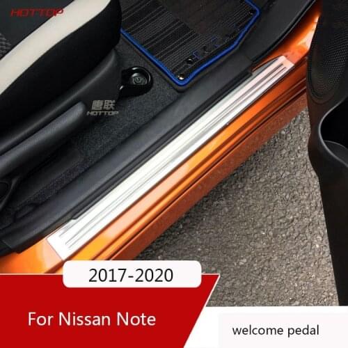 For Nissan Note E12 2017-2020 Door Sill Bar Welcome Scooter Door Sill Light Bar Right Hand Drive