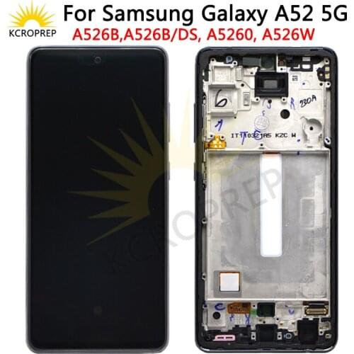 For Samsung A52 5G A526 SM-A526B Display lcd for Samsung A526 lcd SM-A526F A526FD lcd Touch screen For Samsung Galaxy A5260 LCD