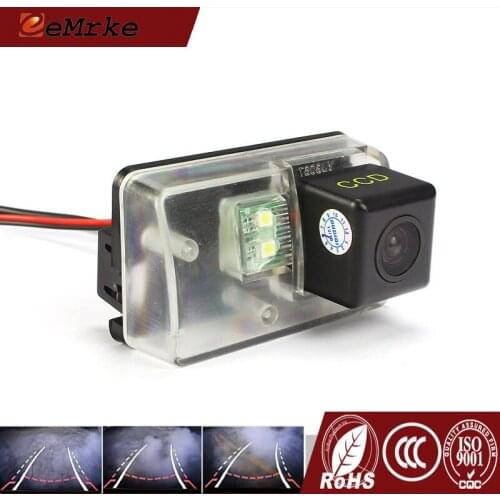 EEMRKE For Peugeot 206 207 307 Sedan 307 SM CCD HD Car Rear View Camera Reverse With Tracks Reversing Guidance Trajectory