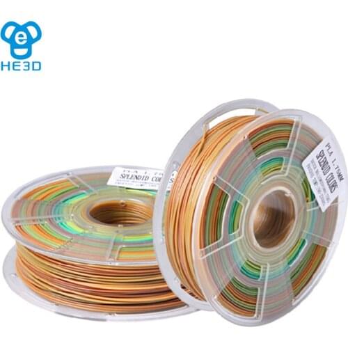 HE3D Reprap 3D Printer Filaments PLA Gradient color 1.75mm 0.75Kg 3D printing material