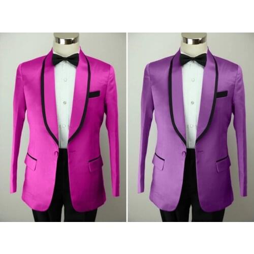 Handsome Groomsmen Shawl Lapel Groom Tuxedos Mens Wedding Dress Man Jacket Blazer Prom Dinner (Jacket+Pants+Tie) 008