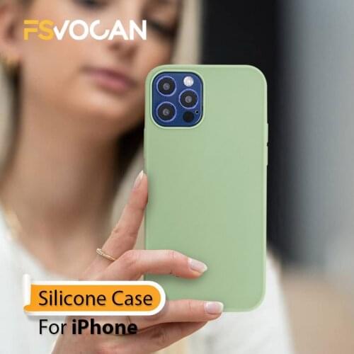 Soft Silicone TPU Phone Case For iPhone 11 12 Pro Max 6 6s 7 8 Plus X XR XS Slim Thin Plastic Coque Black Green Red Fundas Cover