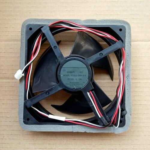 New Original NMB-MAT MODEL 4715JL-04W-S19 12V 0.13A for refrigerator cooling fan