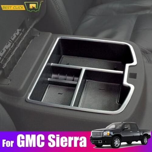 Center Console Organizer Armrest Storage Box For Chevrolet Chevy Yukon Avalanche Tahoe Silverado Suburban 1500 2500 GMC Sierra