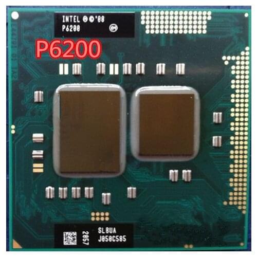 Original for Intel Pentium Processor P6200 p6200 3M Cache, 2.13 GHz Support HM55 Laptop Notebook Cpu Processor Free Shipping