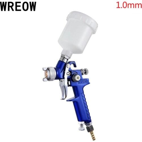 0.8mm / 1.0mm Nozzle Professional HVLP Air Spray Gun Mini Air Paint Spray Gun Airbrush For Auto Car Painting Aerograph Airbru Y7