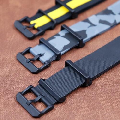 Cronos Watch Parts Silicone Rubber Strap for Watch Flat Ends 22mm Plastic Tongue Buckle Free Shipping Length 209mm Flat Ends