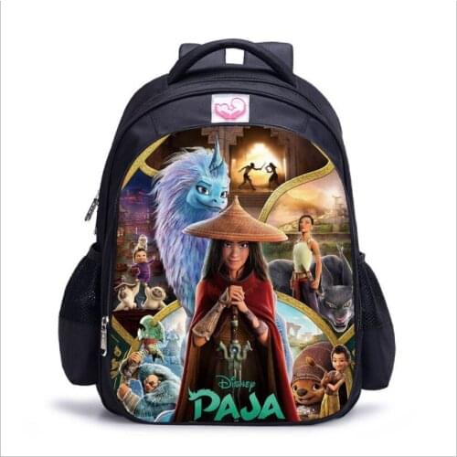 Disney dragon legend schoolbag backpack male primary school students grade 1-6 girls light weight lightening backpack female