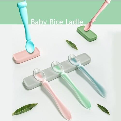 Children Temperature Sensing Silicone Spoon Kids Learn To Eat Training Cutlery Feeding Safety Flatware As For Kids Gift