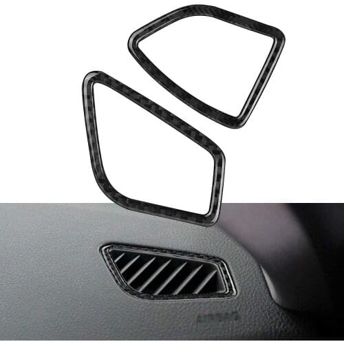 Compatible with Interior Carbon Fiber Dashboard Air Vent Trims Wind Outlet Decoration Stickers for BMW 3 4 Series GT F30 F32 F34