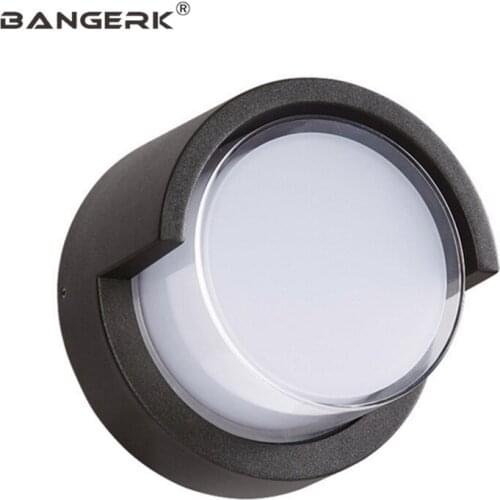 Outdoor Modern LED Wall Light 10W Round Square Porch Lights Waterproof Wall Sconce Lamps Garden Balcony Aisle Decor Lighting