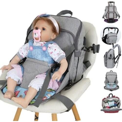 Mummy bag shoulder diaper bag portable nappy bag with urinal pads mother bag