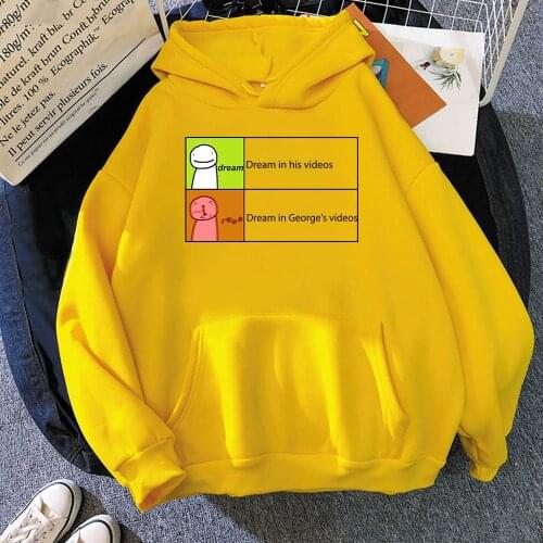 2021 Carton Dream SMP Hoodie Women/Men Sweatshirts Smile Printing Unisex Tracksuit Streetwears Fashion Pullovers Clothing
