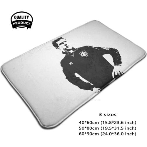 King Eric Of Comfortable Door Mat Rug Carpet Foot Pad Eric Cantona King Red French Football Soccer Footballer Player Devil