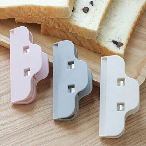 10Pcs/Lot Househould Food Snack Storage Seal Sealing Bag Clips Sealer Clamp Food Bag Clips Kitchen Tool Home Food Close Clip