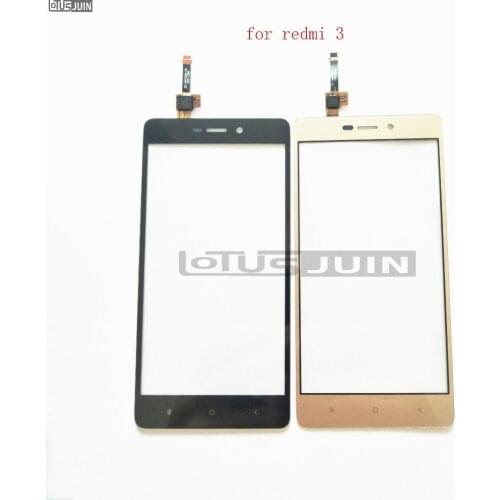 10PCS inch Front Glass Panel Sensor Touch Screen Digitizer For Xiaomi redmi 3