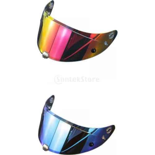 2pcs Helmet Visor Lens UV Protection for HJ-26 RPHA11 RPHA70 PC Visor Lens