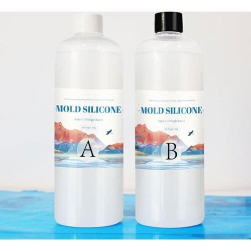 200500g DIY Silicone Mold Making AB 1:1 Liquid Rubber Silicona Liquida Para Mold Fast Curing Mold Making Silicone Kit Appealing