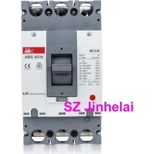 ABS403b Authentic original ABS 403b LS Molded case circuit breaker ABS-403B Air switch 3P 250A/300A/350A/400A