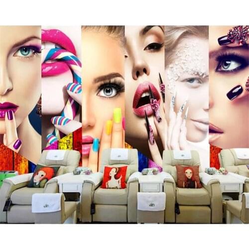 Beibehang Custom wallpaper 3d mural HD retro make-up tooling wall living room bedroom beauty salon decoration painting wallpaper
