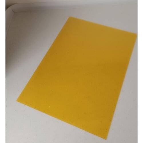 Free Shipping A3 Size Foil Hot Stamp Yellow Color Plat Photopolymer Mati Cetakan Paparan UV DIY Logo Cetak Desain
