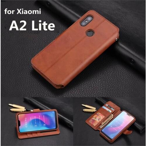 AZNS Case for Xiaomi Mi A2 Lite PU Leather Cover Case Card Holder Wallet Case for Xiaomi Mi A2 Lite ( Redmi 6 Pro )