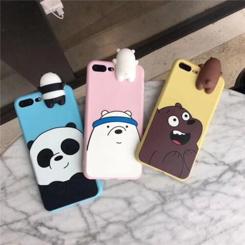 IPhone 11MaX Cartoon Phone Shell Bear 8 Apple 7/6 Case Iphone 11 Cases