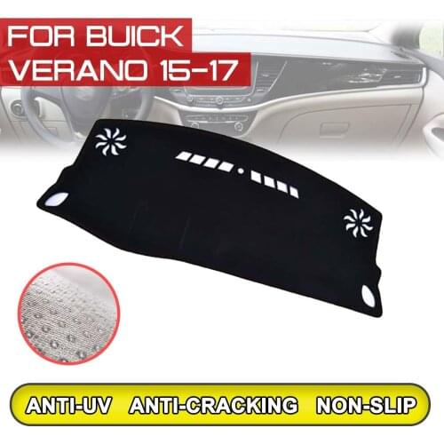 For Buick Verand 2015 2016 2017 Car Dashboard Mat Anti-dirty Non-slip Dash Cover Mat UV Protection Shade
