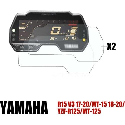 For Yamaha R15 V3 MT-15 MT-125 MT 15 125 YZF-R125 YZF R125 Motorcycle Scratch Cluster Screen Dashboard Protector Instrument Film