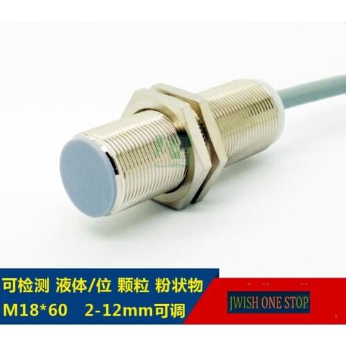 M18 capacitive 2-wire DC AC 24V220V normally open normally closed non-metallic proximity Connector