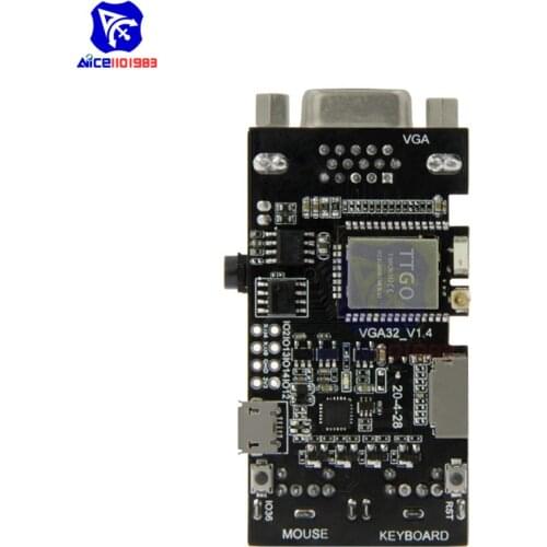 Diymore VGA32-V1.4 Controller PS/2 Mouse Keyboard Controller Graphics Library Game Rngine /VT Terminal WiFi Bluetooth Module