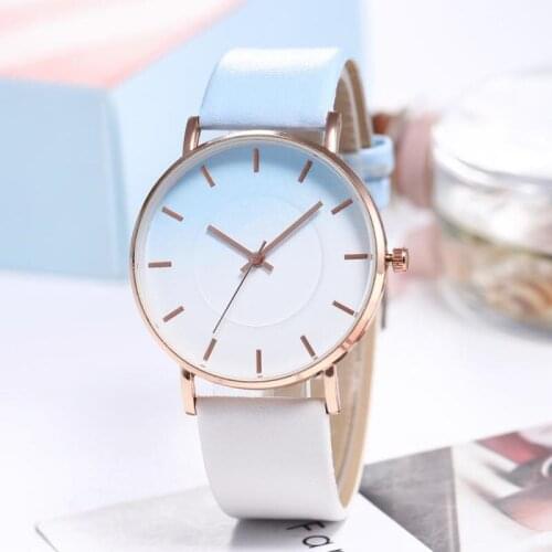 Hot Sales Ladies' Watch Creative Mixed Colors Belt Watch Students Hand Jewelry Small Gifts Watch