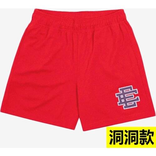 2021 Mens Summer Fitness Loose Shorts Sports Training Fashion Simple Mesh Breathable Sweat Quick-drying Pure Color 5 Cent Pants