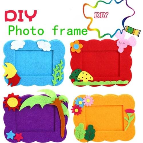 1pcs Foam Stickers photo frame Self-Adhesive EVA Sticker Children Education DIY Photo Decoration Toys Crafts Arts Making Gift