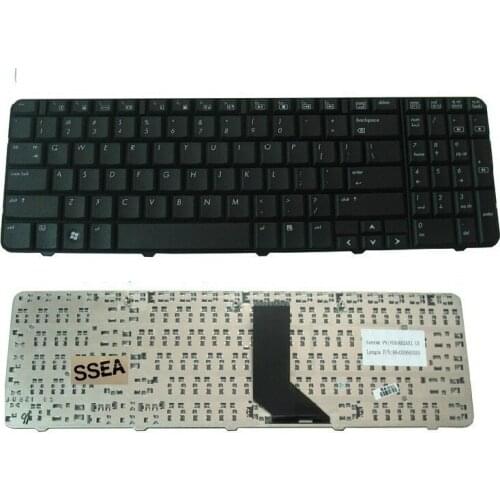 SSEA New US Keyboard For HP Compaq CQ60 CQ60-100 CQ60-200 G60 G60T G60T-200 laptop black Keyboard