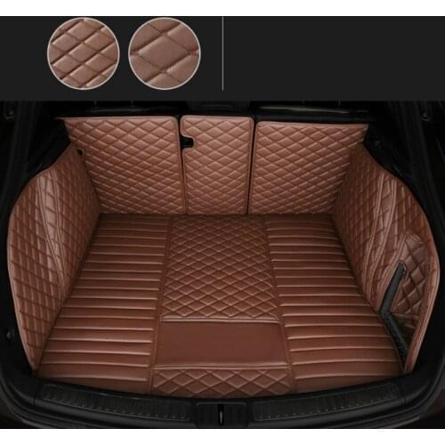 Full Surround Waterproof Boot Carpet Durable Custom Special Car Trunk Mats for Porsche Cayenne Macan Panamera 2017 Year