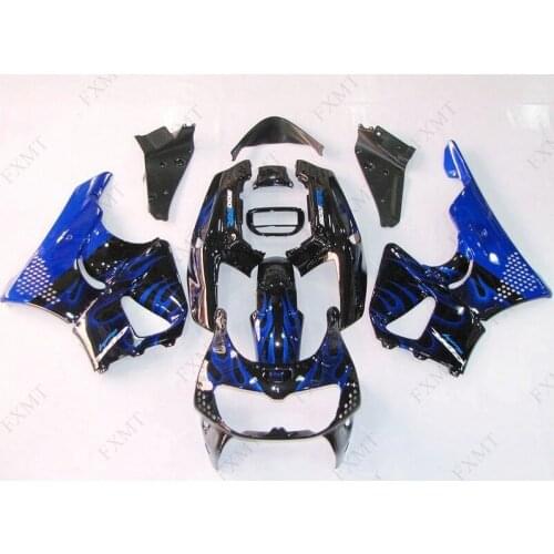 CBR 893RR 1994 Motorcycle Fairing CBR 893RR 1995 Abs Fairing CBR893RR 1994 - 1997 Abs Fairing Black Blue Frame