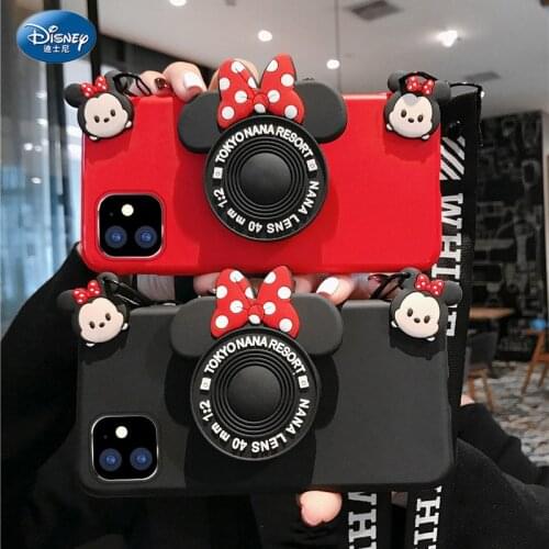 Disney original phone case is suitable for iphone xr case 6/6S/7/8P/X/XRXS/XSMAX/11/12/Pro/12min cute Minnie phone case cover